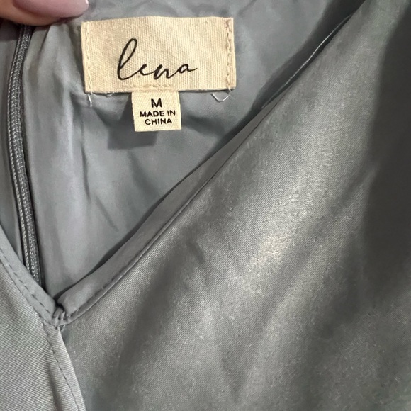 Cheerful Thoughts Wrap Bust Midi Dress (Blue) - Picture 5 of 6